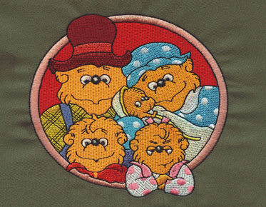 Embroidery Digitizing Bear Design